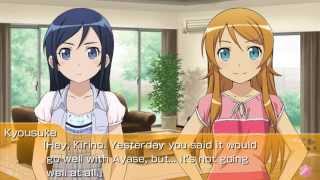 Oreimo Tsuzuku PSP Kirino Route Part 12  Ayase The Angel of Love English Subtitles [upl. by O'Meara]