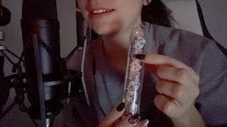 ASMR Whispering and Dice Triggers [upl. by Newsom729]