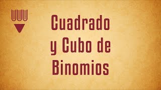 CUADRADO Y CUBO DE BINOMIO  SIMPLE [upl. by Ttenaj]