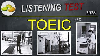 TOEIC Listening Test 38 TOEIC Asia set Japan examination 2023 [upl. by Ayekal]