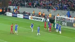 Steaua  Chelsea 10 HDoptimi UEFA Europa League07032013 [upl. by Lyontine]