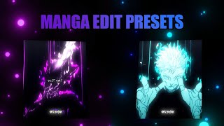 Trending Manga Edit Presets  Alight Motion [upl. by Aroved]