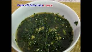 Daun nei eneg masak arak [upl. by Ellehcal]