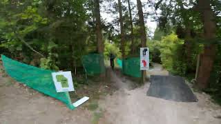 Swapping trails at Tidworth Freeride with mtbharryc White Line  Berminator  Oblivion [upl. by Donaugh]