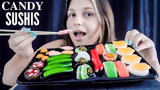 ASMR FRANÇAIS⎪DEGUSTATION CANDY SUSHIS🍣  Eating Sounds  Mukbang [upl. by Einra]