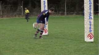 DARREN CLAPPERTON TRY v HAWICK YM  291212 [upl. by Ennyroc]