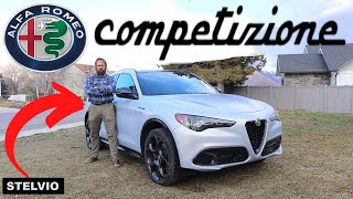 2024 Alfa Romeo Stelvio Competizione Is Alfa Romeo Worth Buying [upl. by Ahsirak]