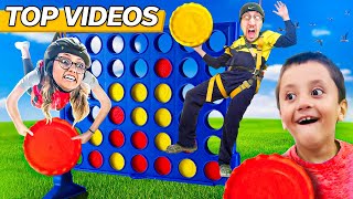 Best Board Game Challenges  FV Family Top Videos [upl. by Cheston]