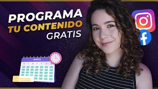 Cómo Programar PUBLICACIONES HISTORIAS Y REELS en Instagram y Facebook 2023 [upl. by Libre]