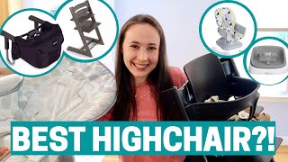 BEST HIGH CHAIR  STOKKE TRIPP TRAPP vs FisherPrice SpaceSaver vs Inglesina vs Ingenuity [upl. by Sreip]