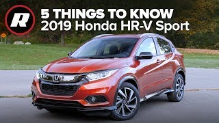 2019 Honda HRV Sport Five things you need to know [upl. by Lesya]