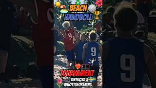 🤾🏿‍♂️🏖 Beach 🥅 Handboll 🏐🇸🇪 handboll handball beachhandball [upl. by Aurelio]