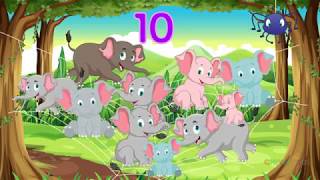 10 Elefantes se Columpiaban 🐘 Canción Infantil  Chivaditos [upl. by Adnaw]