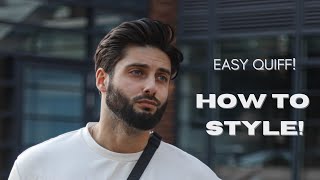 The classic textured Quiff  Mens hairstyle tutorial [upl. by Allenotna]