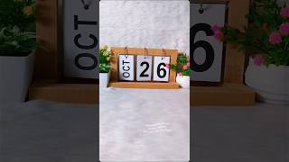 Wooden calendar aesthetic nordic aestheticvideo aestheticdecor woodencalendar [upl. by Pyle]