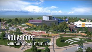 Aquascope  premières images du parc aquatique du Futuroscope [upl. by Maureen285]