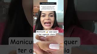 Manicure que quer ter agenda cheia faz issosalaodebeleza [upl. by Sitnalta]