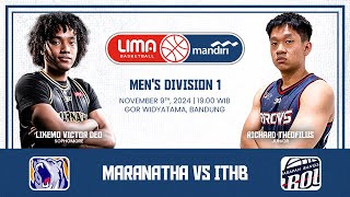 MARANATHA vs ITHB  Mens Division 1  Bandung I Nov 9 [upl. by Odyssey]