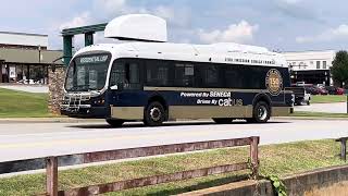 Electric Proterra bus Seneca SC to be retired soon 1516 hrs Th 15 Aug 2024 82° 63 ENE 23 [upl. by Irrac]