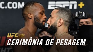 Cerimônia de Pesagem  UFC 304 Edwards x Muhammad 2 [upl. by Nnayelsel]