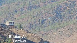 Gulfstream G450 Landing at Paro International from 1 5 Captain Antonios UAE [upl. by Rebmik181]