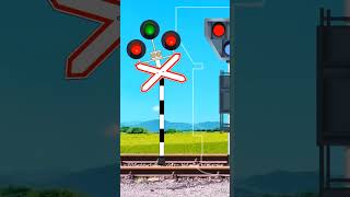 【踏切アニメ】踏切で漫画が感電するアニメーション Railroad Crossing Getting Cartoon Electrocuted Animation Shorts [upl. by Margeaux]