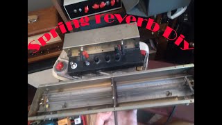 Que es una Spring reverb diy  como funciona  circuito [upl. by Mllly]