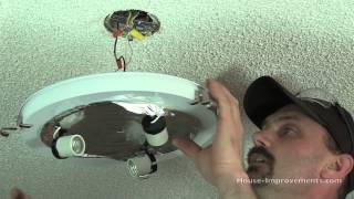 How To Replace A Ceiling Light Fixture [upl. by Branca]