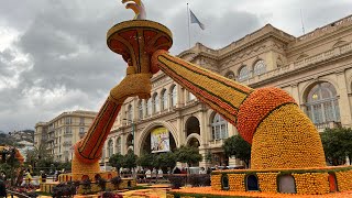 MENTON  FRANCE🇫🇷  SUD DE LA FRANCE  FÊTE DES CITRONS 2024 [upl. by Hump860]