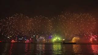 Hong Kong New Years Eve 2018 Fireworks [upl. by Geirk885]