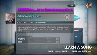 Carcass  Arbeit Macht Flesch  Rocksmith CDLC [upl. by Gigi]