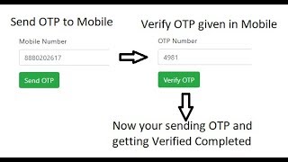 How to send OTP and Verify OTP in PHP [upl. by Odlawso]