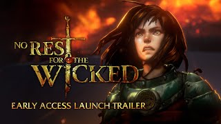 No Rest for the Wicked  Official Steam Early Access Launch Trailer  PEGI [upl. by Oilasor]