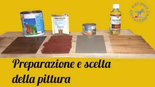 Preparazione del legno e scelta della pittura [upl. by Schroer]