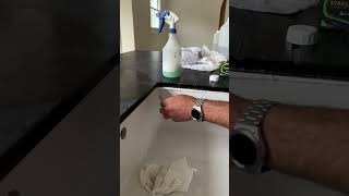 This is how we silicone our Kitchen Worktops [upl. by Einnor]