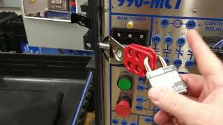 Amatrol 990MC1F or 990MC1 Portable Motor Controls LOTO Modification [upl. by Odarbil]