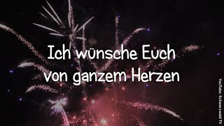 🎩🍀 Frohes neues Jahr 2025 🥂🍾 Guten Rutsch 🎆 Neujahrswünsche🍾 Happy New Year Silvester Grußvideo [upl. by Havot]