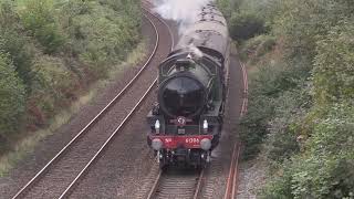 The Golden Hind with 61306 Mayflower  25th September 2024 [upl. by Attenehs]