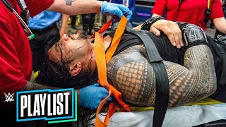 Heinous attacks that injured Superstars WWE Playlist [upl. by Wisnicki]