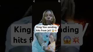 King Von sending hits from jail‼️💥 fyp kingvon chiraq chicago drill [upl. by Eelaroc]