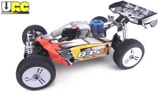 Duratrax 835B 18th scale Nitro buggy review [upl. by Htelimay]