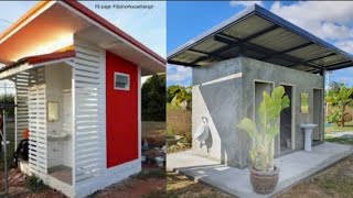 40 INSPIRING OUTDOOR TOILET DESIGNS  VILLAGE TOILET like video [upl. by Sell]