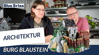 Burg Blaustein von BlueBrixx  vorgestellt von ihrem Designer [upl. by Derfniw]