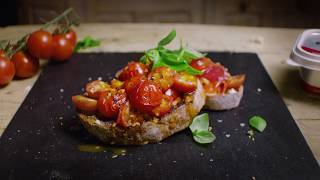 Lurpak  Toasted Ciabatta with Cherry Tomatoes Garlic and Basil [upl. by Ainimreh]