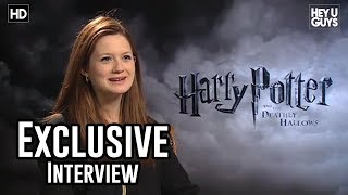 Bonnie Wright Harry Potter and the Deathly Hallows  Part 1  Exclusive Interview [upl. by Ayote]