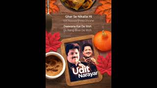 Ghar se nikalte hi song uditnarayan uditnarayansongs [upl. by Millda933]