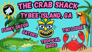 Crab Shack in Tybee Island GA GatorsTiki Stuff amp More [upl. by Birck]