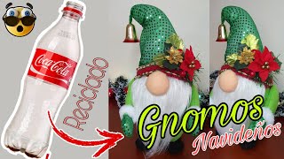 Gnomos Navideños con Garrafa Pet Increíble Manualidad con Botella Plástica RecicladaIdea Creativa [upl. by Eltsyrk]