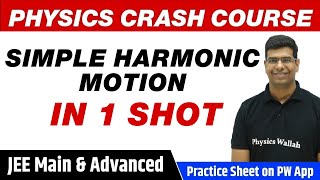 SIMPLE HARMONIC MOTION in One Shot  All Concepts amp PYQs  Class 11  JEE Main amp Advanced [upl. by Enavi]