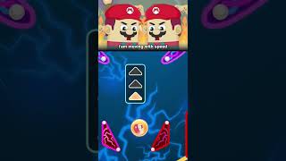 Mario Pin Ball  Baby Mario Head Bouncing funnycartoon mariobros gameshorts [upl. by Vinay]